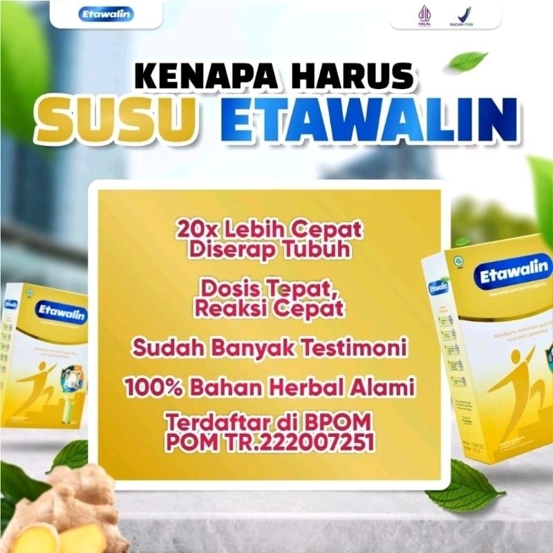 

[READY STOCK] PAKET 5 BOX ETAWALIN – Susu Kambing Etawa Tingkatkan Kepadatan & Kesehatan Tulang Sendi Susu Anti Asam Urat Rematik Reumatik Nyeri Sendi.