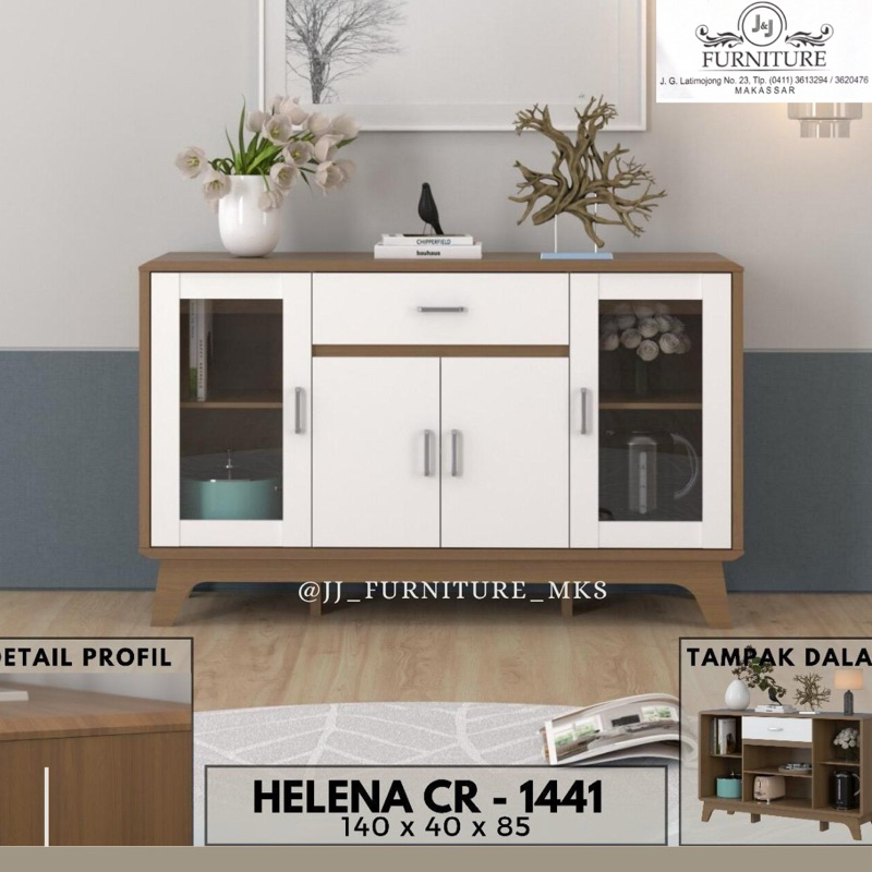 Bufet sideboard minimalis buffet minimalis makassar