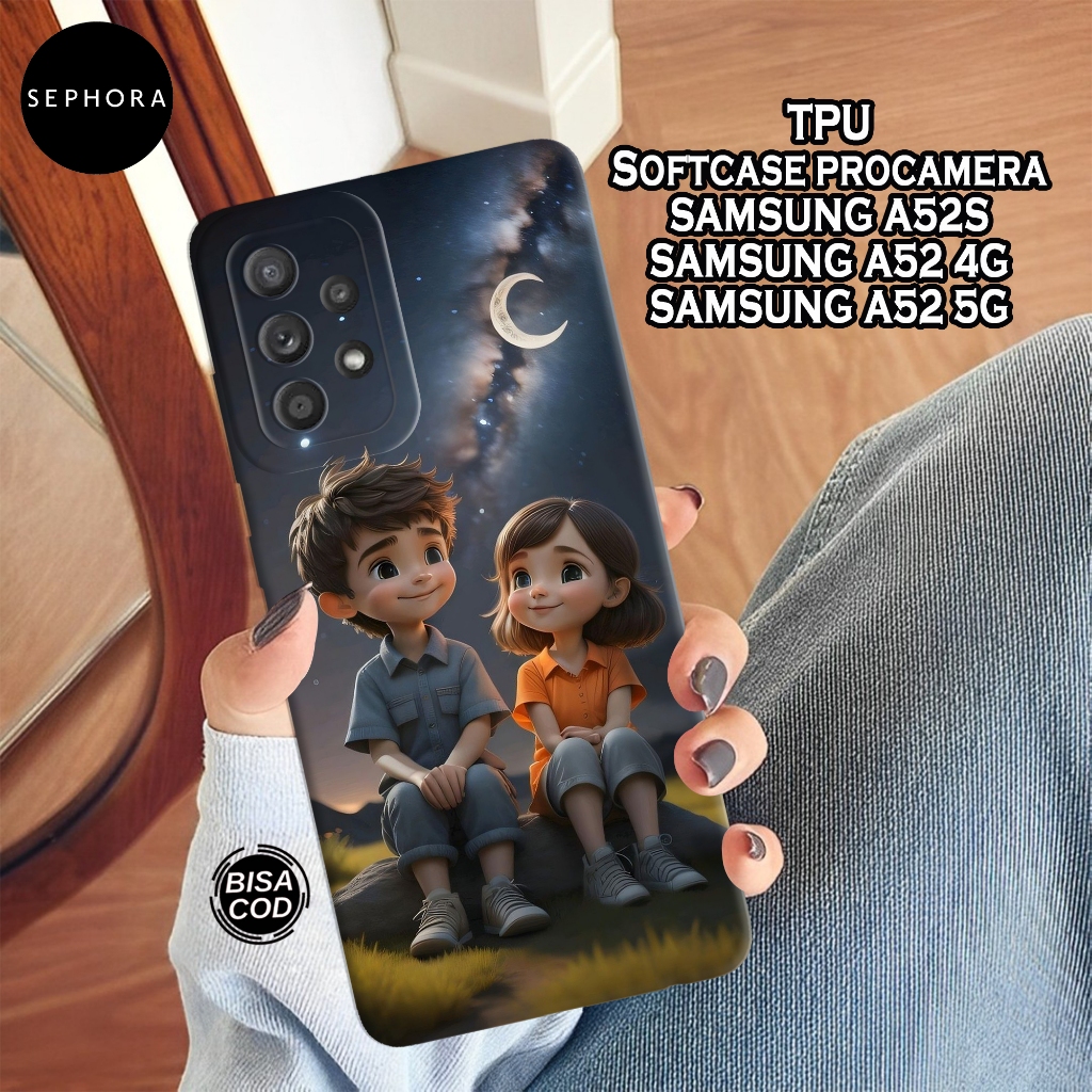 Case Samsung A52s/A52 4G/A52 5G - Fashion Case Cartoon - Softcase Samsung A52s/A52/A52 5G  - Case Pr