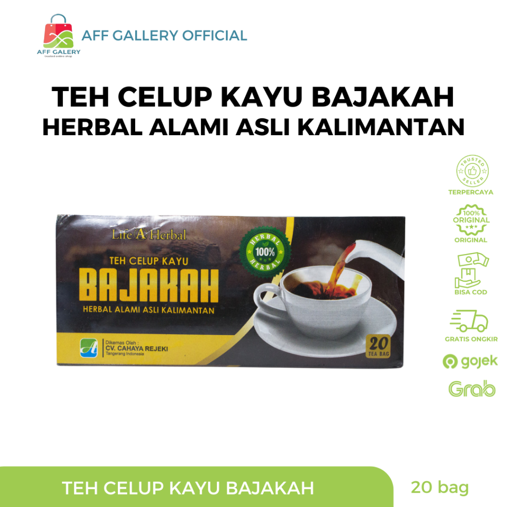 

Teh Celup Kayu Bajakah Herbal Alami Asli Kalimantan 20 Tea Bag - Membantu Mengatasi Penyakit