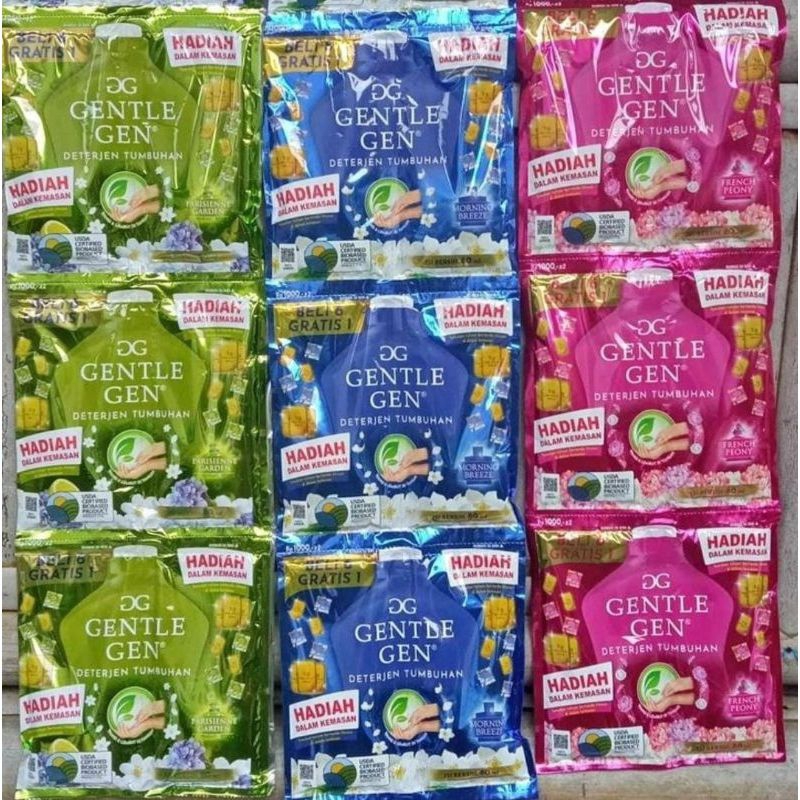 Gentle gen renteng isi 14pcs / gentle gen all varian / gentle gen sachet / gentle gen renteng murah