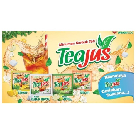 

JUAL !! TEA JUS (ALL VARIANT) / 6 Rcg/dus @ 60 sach