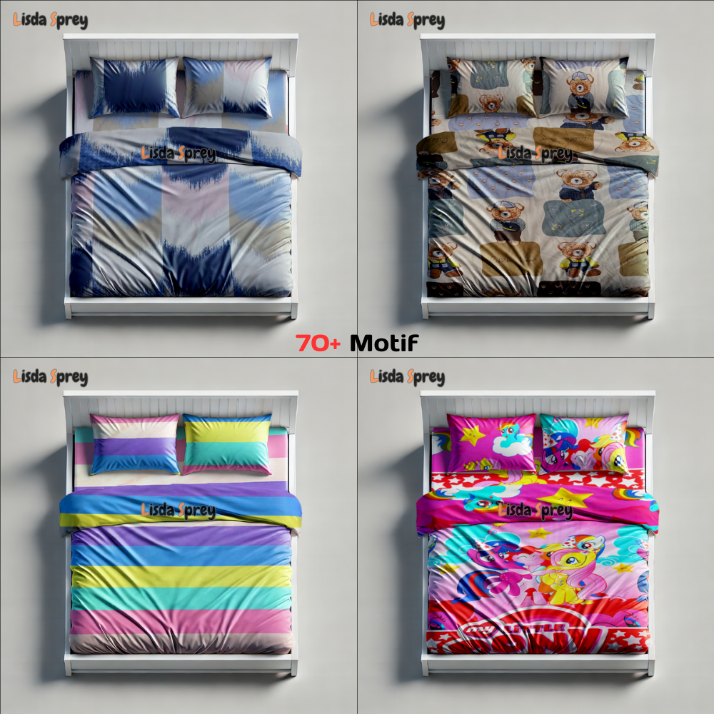 Sprei 160x200x5 160x200x10 Aja No 2 Queen Sudut Karet