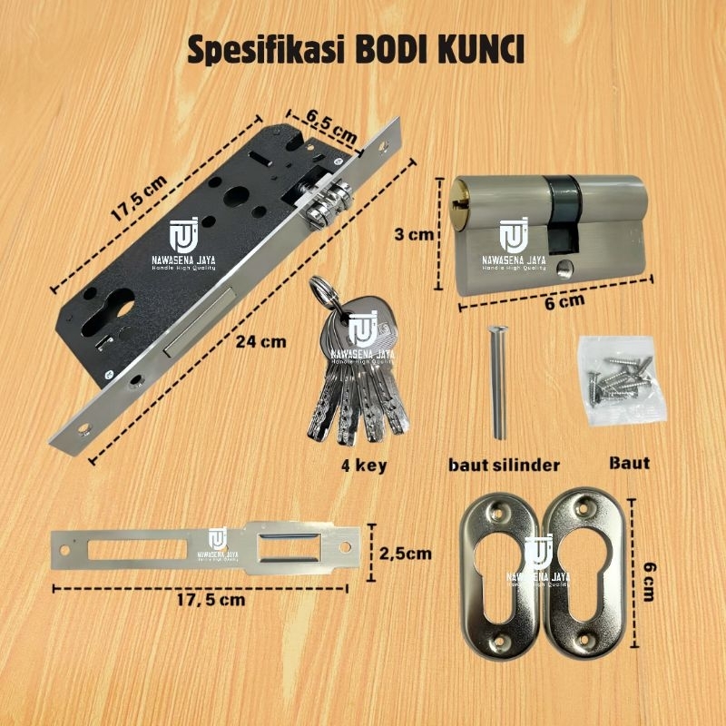 Bodi Kunci Pelor Bodi Kunci Rumah Tarikan Pintu Rumah