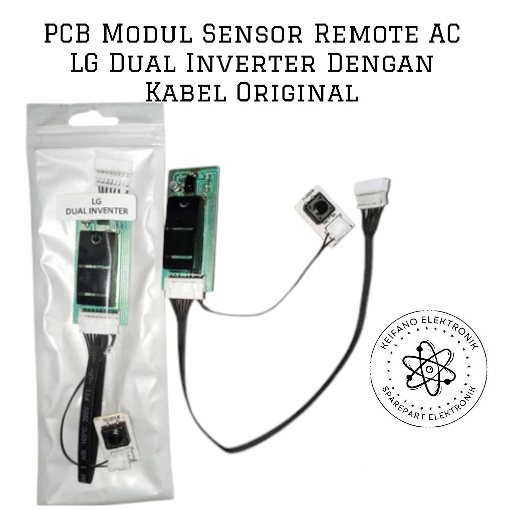 PCB Modul Sensor Remote AC LG Dual Inverter Dengan Kabel Original