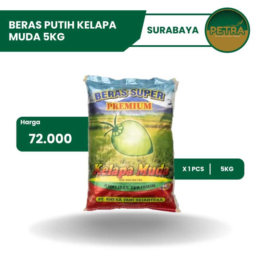 

Beras Putih Kelapa Muda 5KG