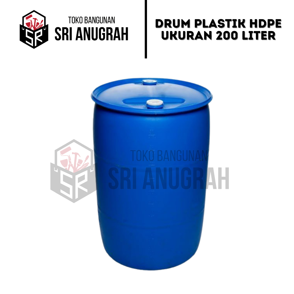 Drum Plastik HDPE Ukuran 200 liter