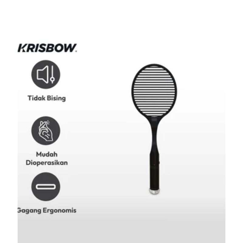 Krisbow Raket Nyamuk Ta-102 - Hitam