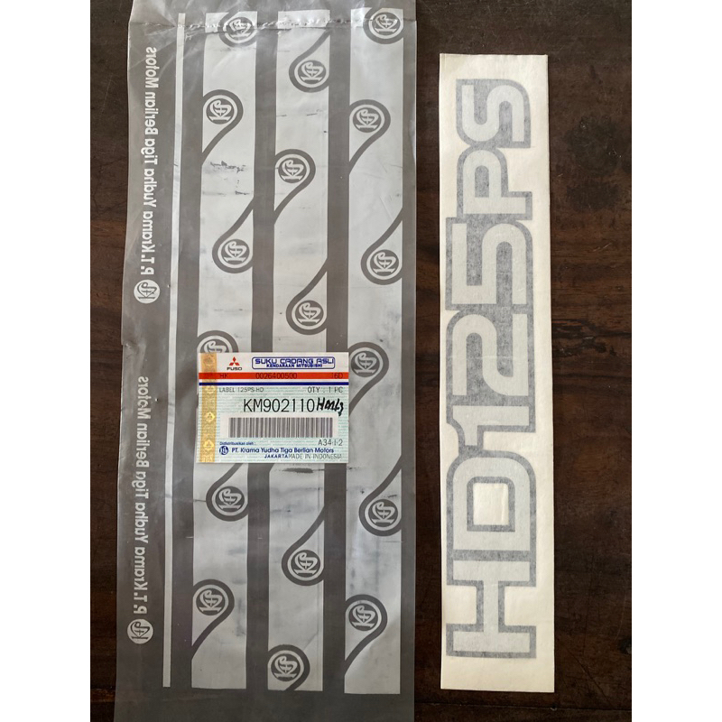 Stiker HD125PS Original Canter HD 125 PS Mitsubishi 100%