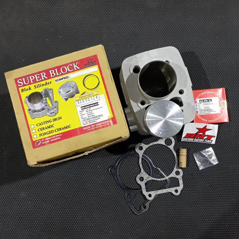 Boring Blok Seher BRT KLX 150 L/S Bore Up 68mm SUPER CERAMIC FORGED Boring KLX 150 BRT