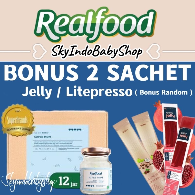 

Realfood Super Mom Promil 12 Jar Bonus 2 Sachet ( Minuman Sarang Burung Walet ) Bpom Halal