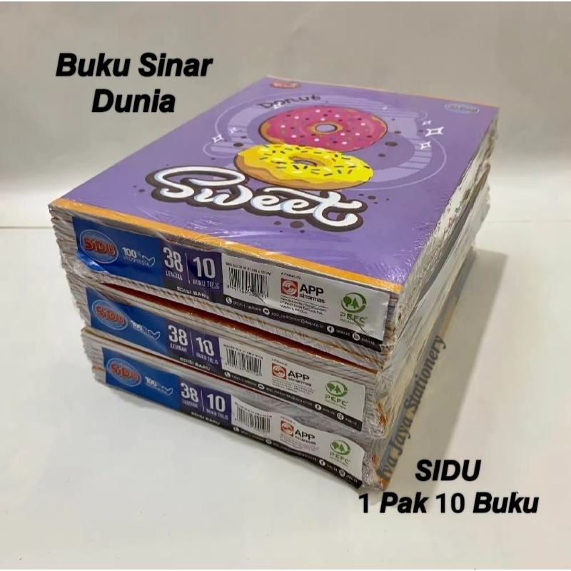 

Buku Tulis SIDU 38 Lembar Isi 10 Buku