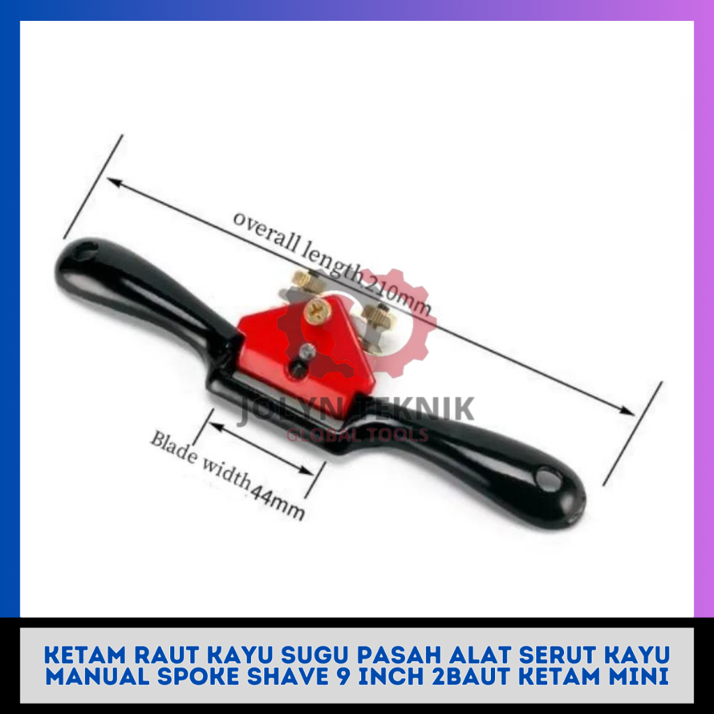 Alat Serutan Kayu Manual Ketam Mini Spokeshave 9 10 INCH 2 BAUT Wood Planner Ketam Mini