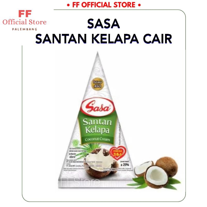 

(INSTANT & SAMEDAY) (BELI 3 FREE MANGKOK KECIL) SASA Santan Kemasan Cair 1 Pcs