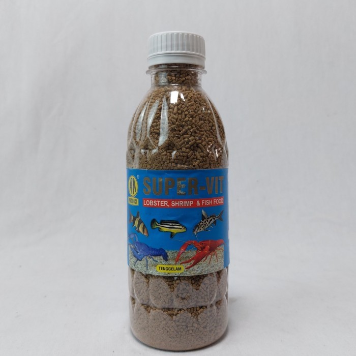 Pakan Tenggelam Ikan/Lobster/Udang Super-Vit 250gr