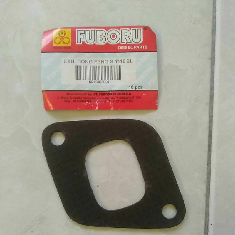 GASKET MANIFOLD / KNALPOT DIESEL ENGINE S1110/1115 2 LUBANG; FUBORU