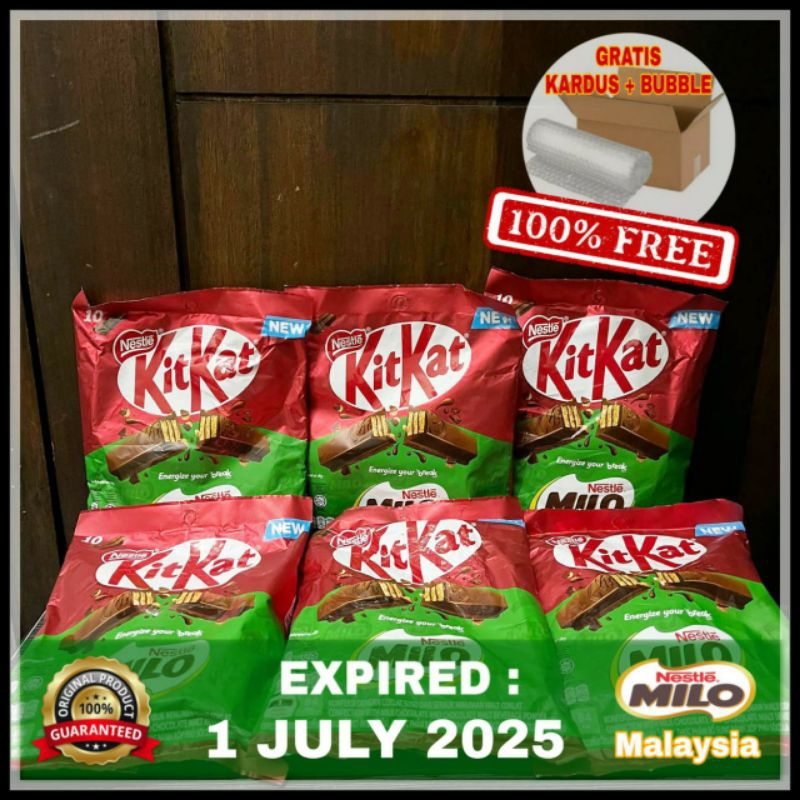 

Milo Malaysia X KitKat (Special Edition) - Original Malaysia - KitKat Malaysia