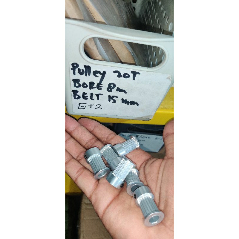 timing pulley GT2 pulley 20T bore 8mm belt 15mm
