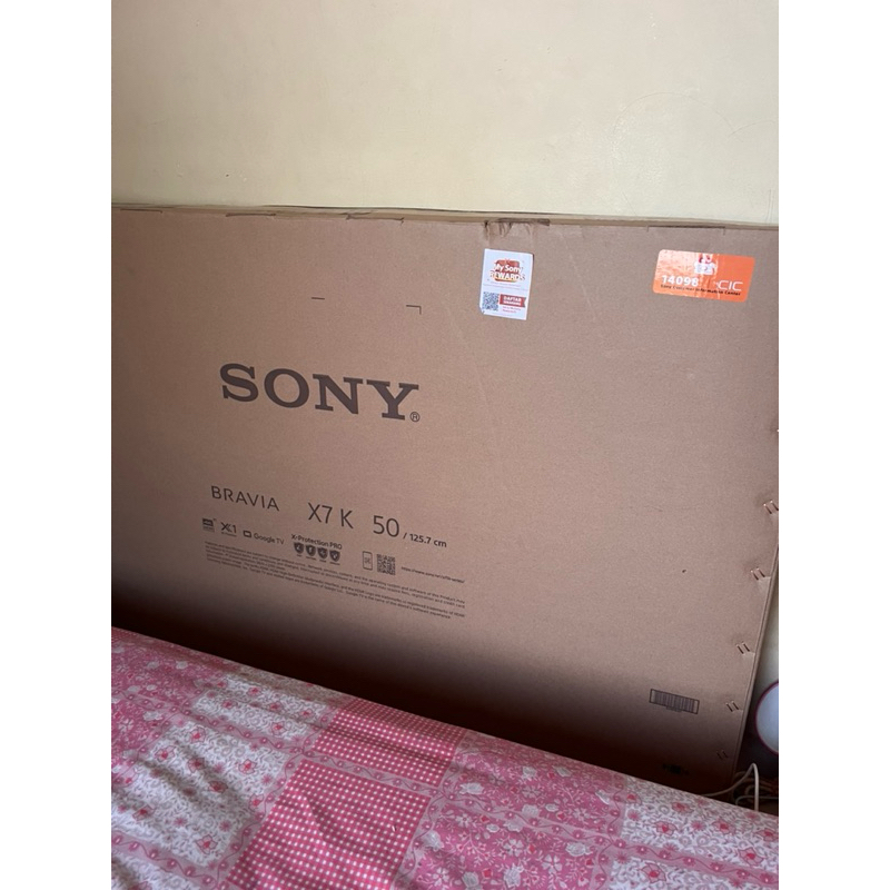 sony bravia x75 50inch (baru segel) hadiah doorprize