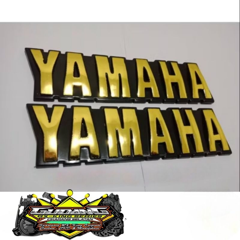 Emblem tangki RX king master RX king cobra set kanan kiri