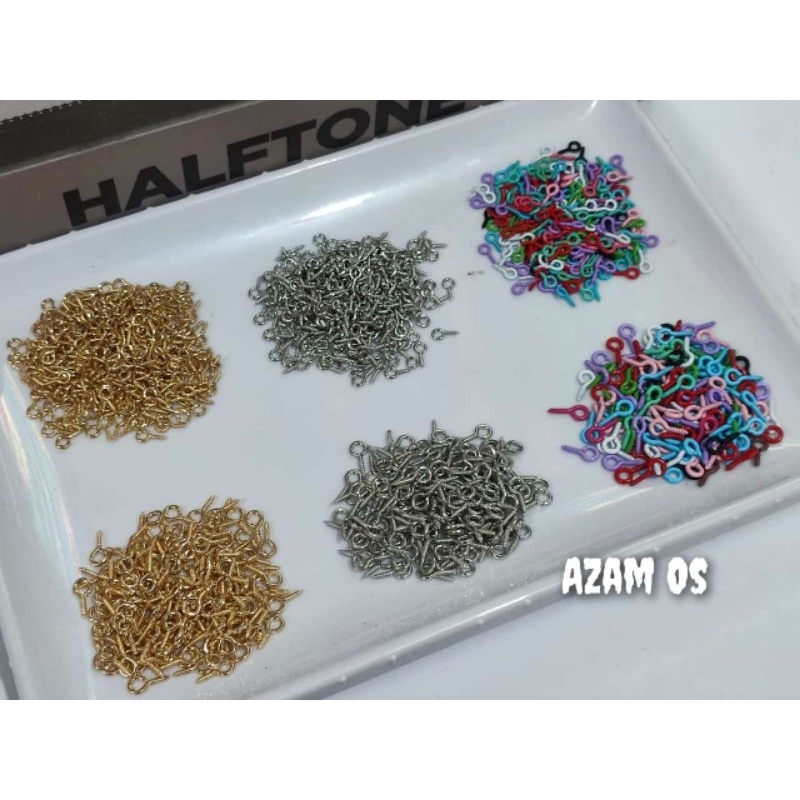 paku gantung an ulir/ sekrup kait resin