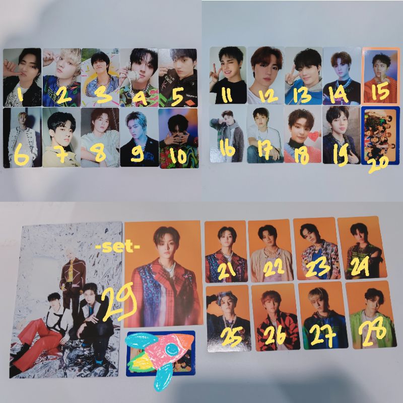 PHOTOCARD OFFICIAL HARUTO DOYOUNG JUNGHWAN JIHOON TREASURE JUNHYEOK TNX (J&T JNE ONLY)