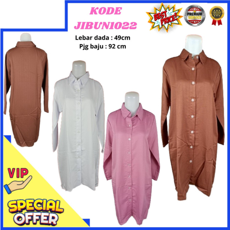 Dress Muslimah / Mini Dres / Casual Dres / Mini Dress Muslim Murah Tunik