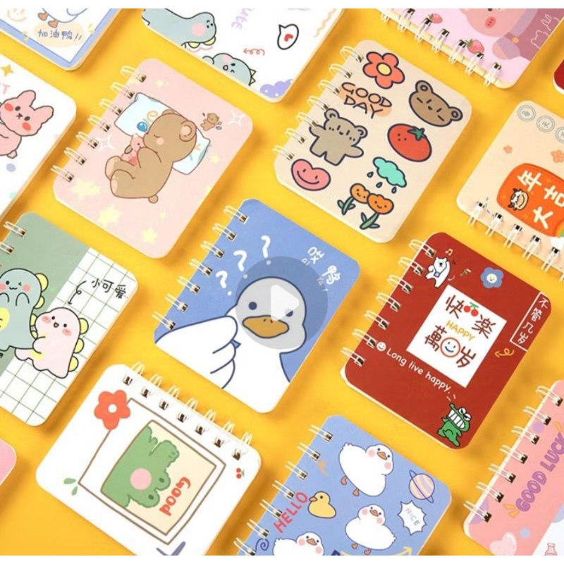 

Note book ring kecil isi 80 lembar per 1 buku | RANDOM