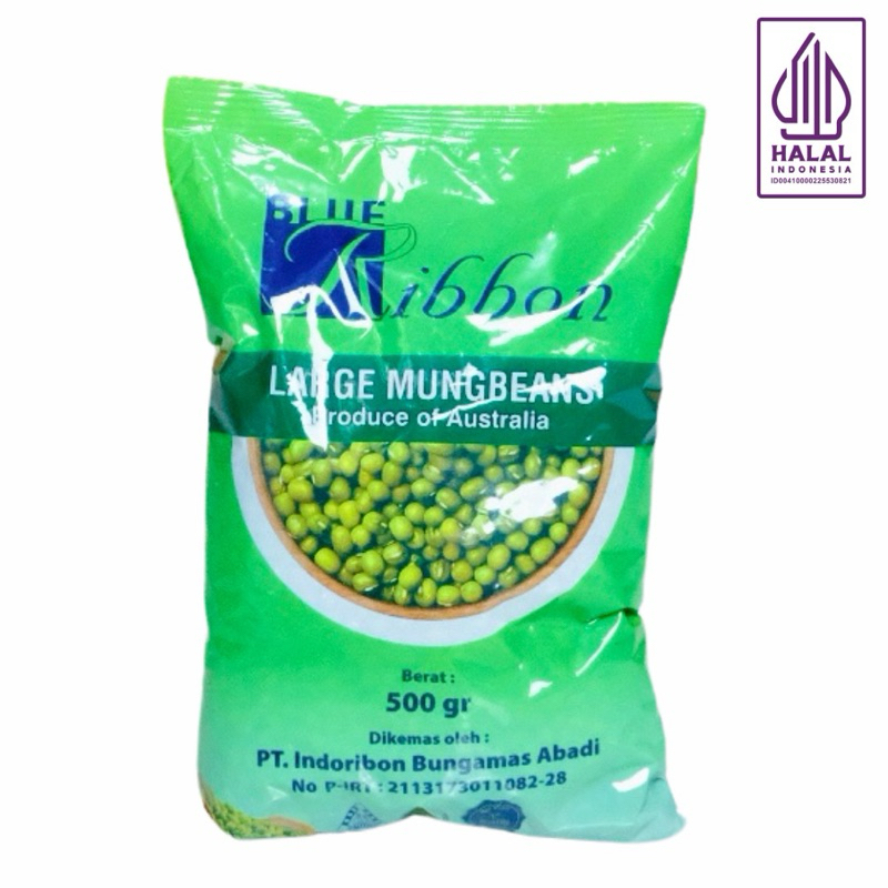 

KACANG HIJAU LARGE GREEN MUNGBEANS RIBBON IMPORT AUSTRALIA 500GR