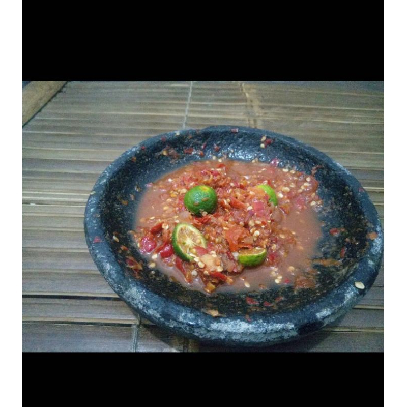 

Sambal Jabrig Pedas level