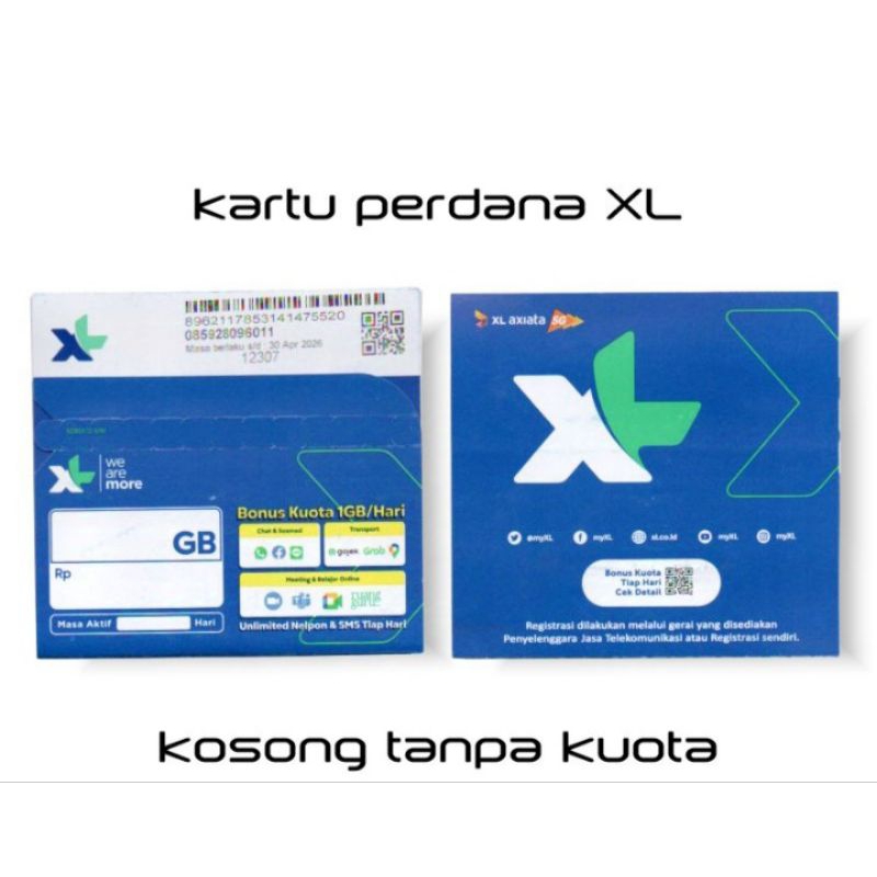 KARTU PERDANA XL TANPA KUOTA (PASIF)