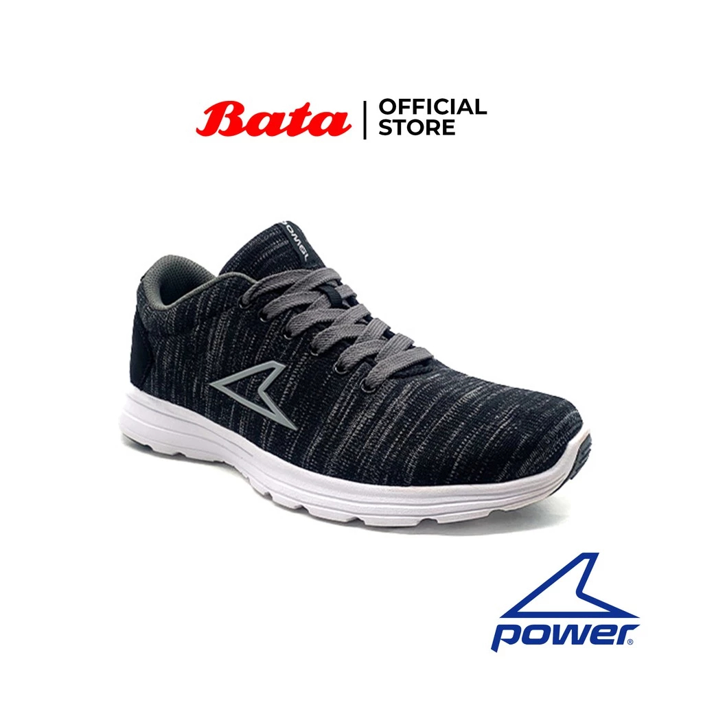 SEPATU BATA POWER SNEAKERS PRIA KASUAL Power Sepatu Sneaker Pria Robinson Black - 8286168