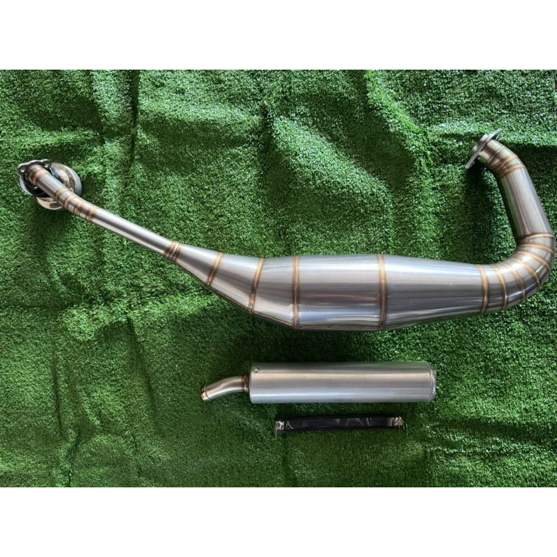 knalpot jogja original knalpot ninja RR R SS bahan stainless steel silincer almu ukuran perut 39 leh