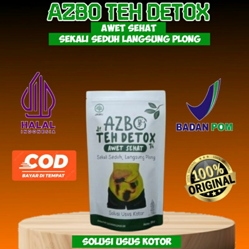 

AZBO TEH DETOX ORIGINAL////TEH RAMUAN PENCUCI USUS KOTOR & LAMBUNG