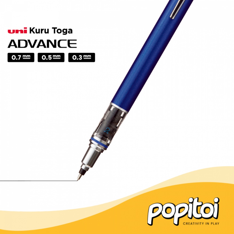 

KODE A9J3 UNI Kuru Toga Advance Mechanical Pencil 3 5 7 mm Kurutoga pensil mekanik cetek