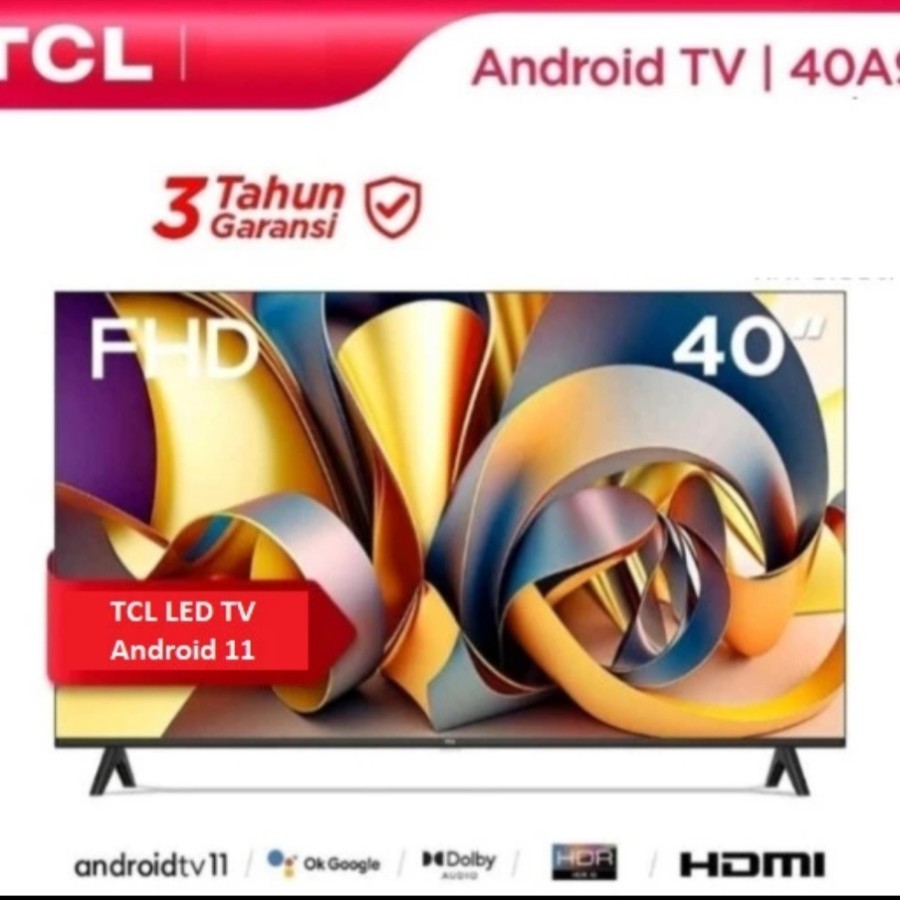 TCL 40A9 Android TV 40 inch TCL A9 40" Android 11 Digital TV 40