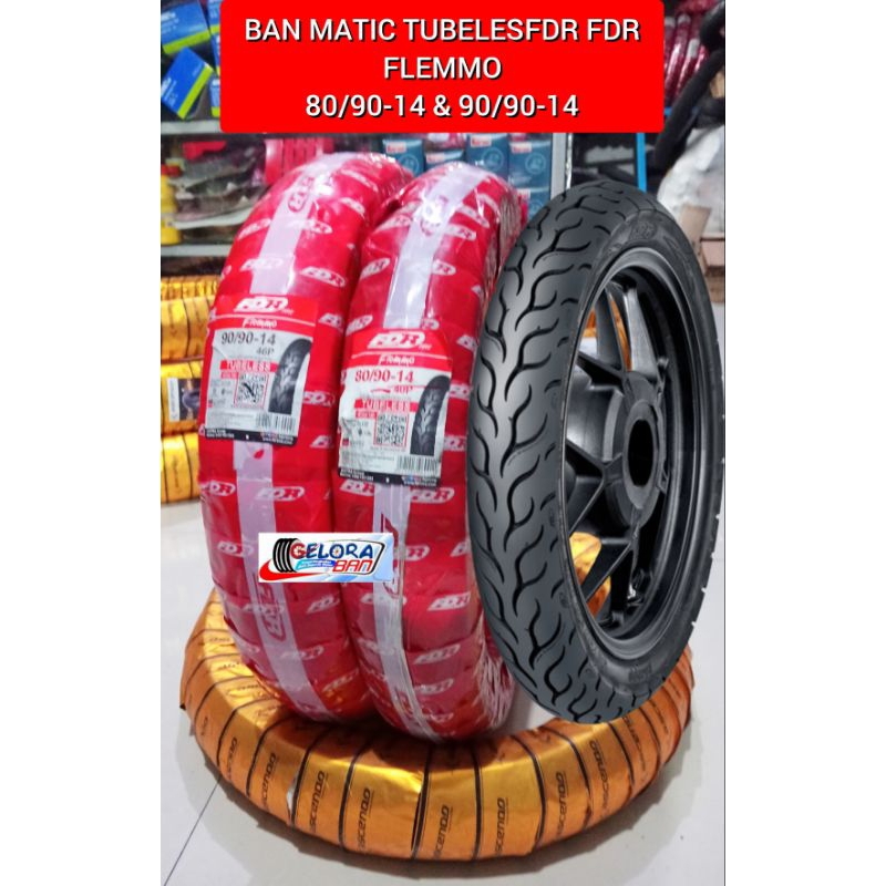 Ban matic tubles montor fdr flemmo 80/90-14 ban 90/90-14 tubeless ban Matic vario beat mio fino spac
