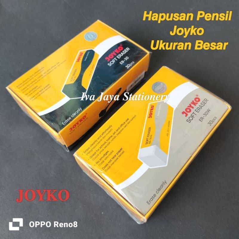 

1 Pak Hapusan Joyko/ Penghapus Pensil Ukuran Besar