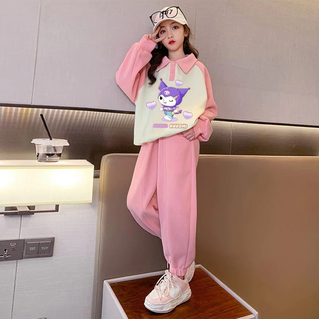 Setelan anak perempuan baju anak perempuan viral