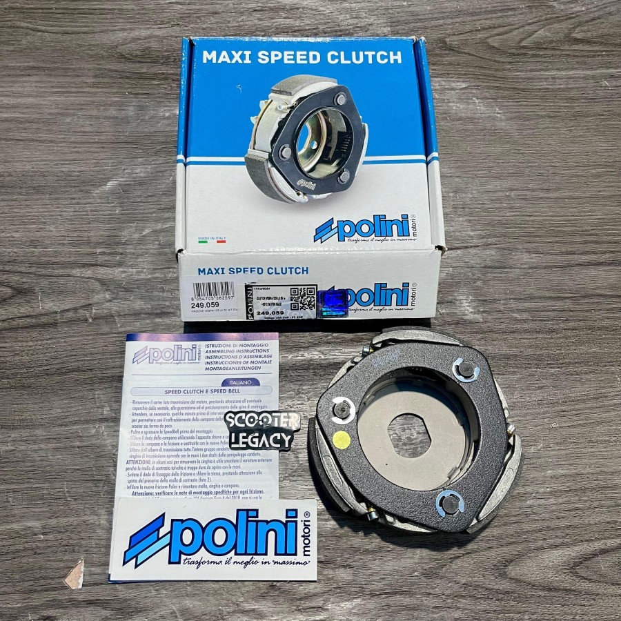 Kopling Kampas Ganda POLINI Vespa Sprint Primavera S LX LXV GTS 150