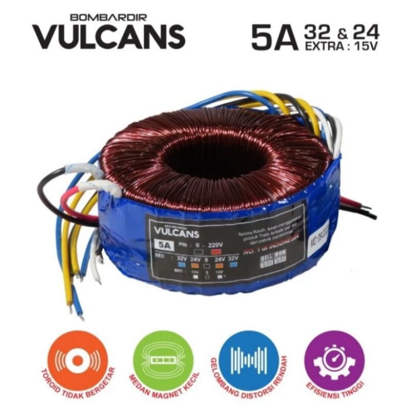 Trafo Teroid 5 Ampere CT 32 - 24V