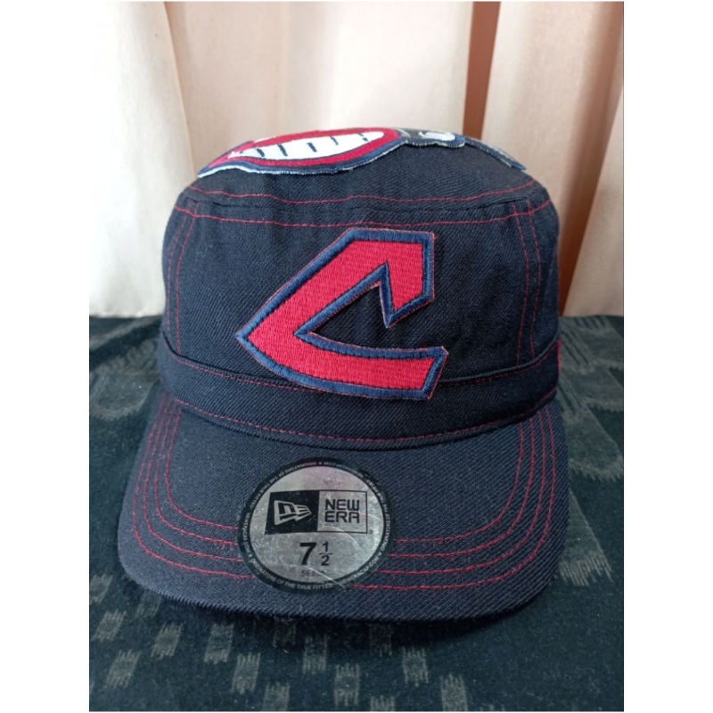 Topi Original New Era Komando (Patrol) fitted 7 1/2 (59.6 cm) 'Cleveland Indians' & Topi Original Cl