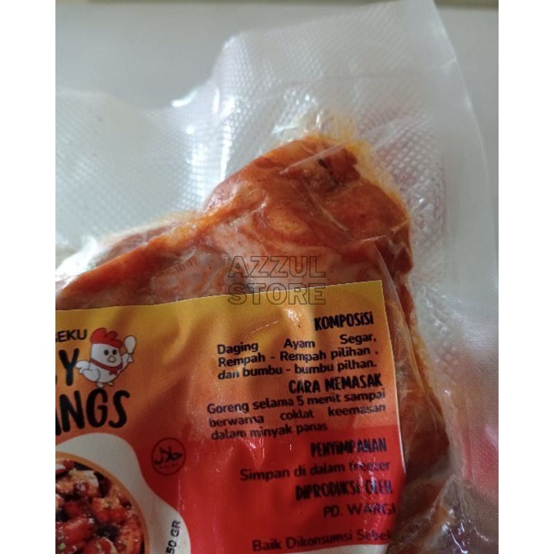 

Spicy Wings || Ayam Goreng Instan Beku || Frozen Food || Khusus Bandung - Cimahi