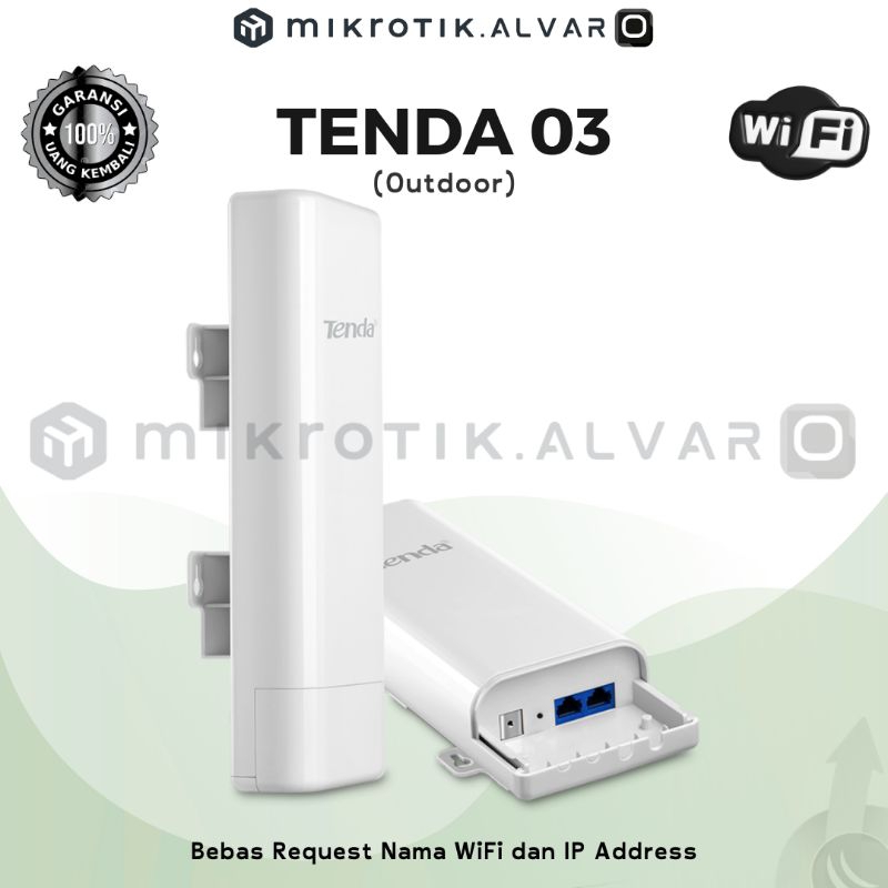 Tenda 03 5km Full Setting Access Point Outdoor MikroTik
