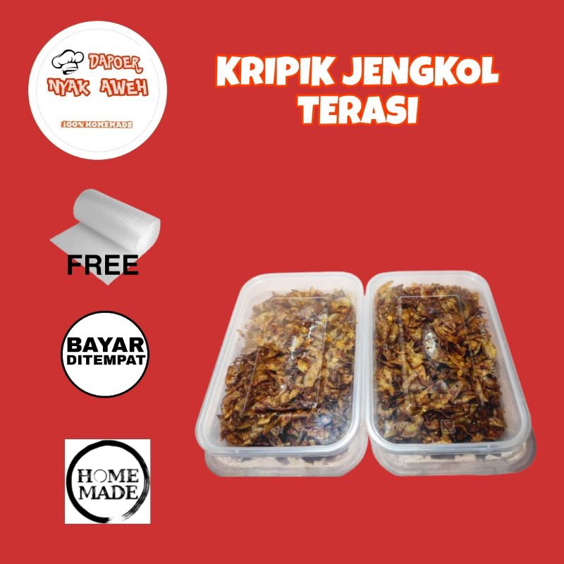 

TERMURAH !!! Kripik jengkol terasi 150gr ( TANPA MSG )