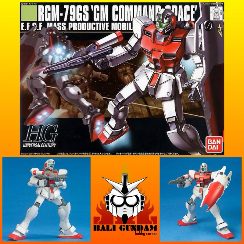 HG 1/144 RGM-79G GM COMMAND SPACE Bali Gundam Hobby Corner Bandai Original