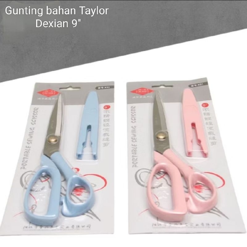 

Gunting Tajam Bahan Taylor Kain DEXIAN 9" K-31 Perlengkapan Jahit Fabric Scissors Terlaris Termurah