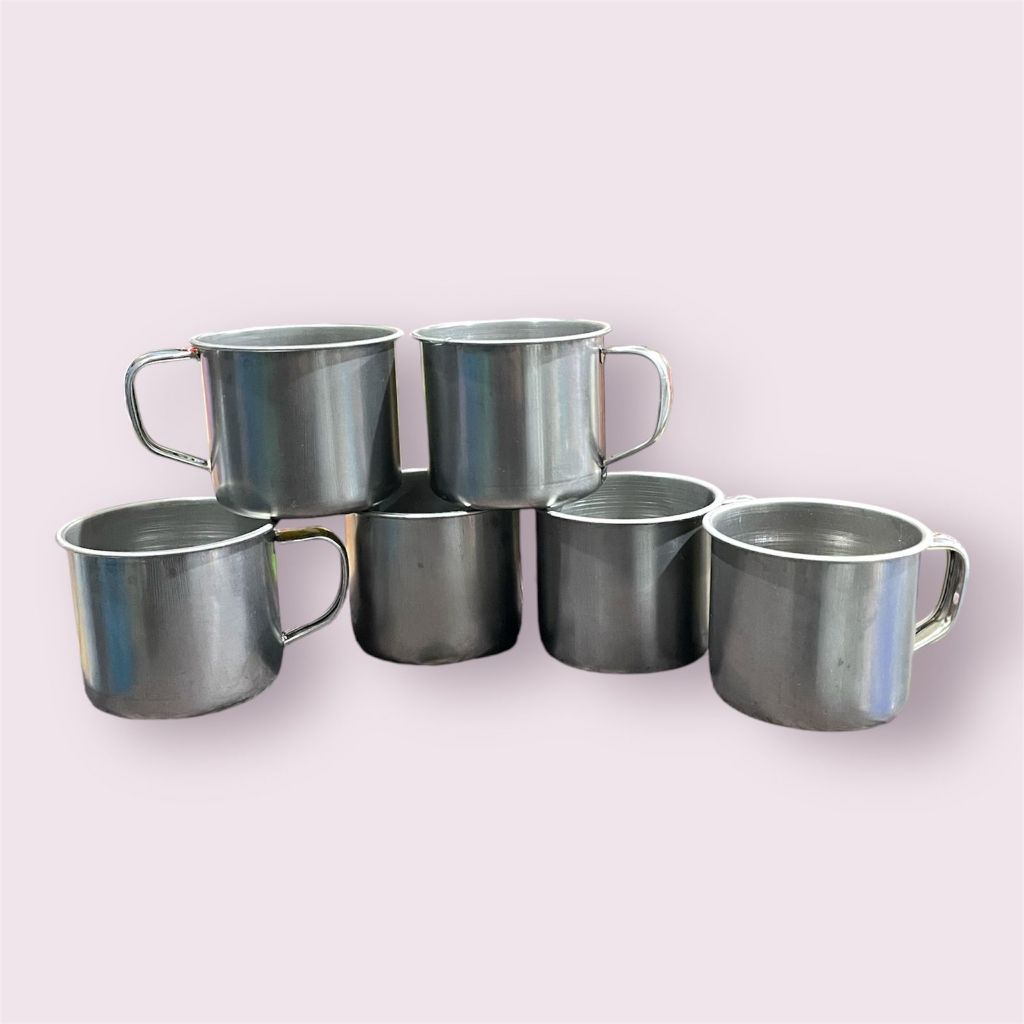 MUG STAINLESS POLOS / CANGKIR STAINLESS JADUL / GELAS KOPI STAINLESS - MURAH!!!