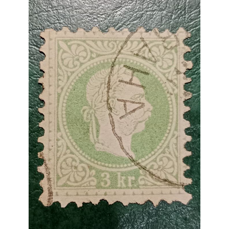 

Prangko Austria 3 Krezeur Austro Hungarian Monarchy tahun 1867-1884 USED