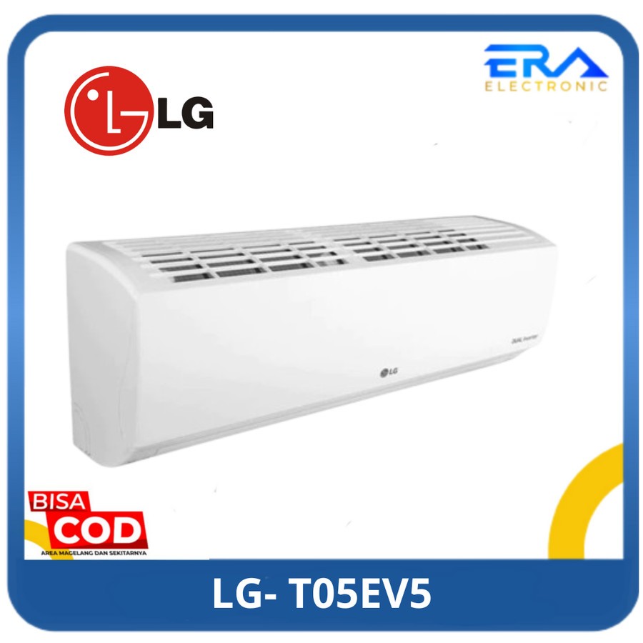 LG AC INVERTER 1/2 PK T05EV5 Dual Cool Watt Control - Magelang